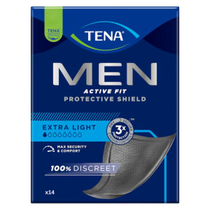 Wkładki męskie Tena Men Extra Light, chłonność 1/8, opakowanie 14 szt.