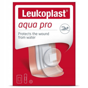 Leukoplast Aqua Pro, wodoszczelne plastry, w 3 rozmiarach - 20 szt.