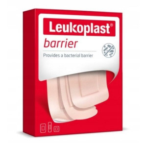 Leukoplast Barrier, wodoodporny plaster, w 3 rozmiarach - 20 szt.