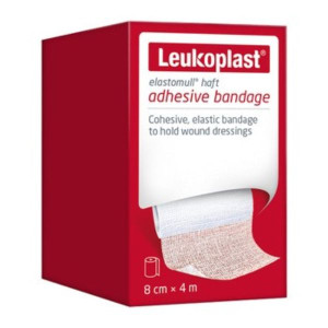 Leukoplast Elastomull Haft 8 cm x 4 m, elastyczny bandaż samoprzylepny - 1 szt.