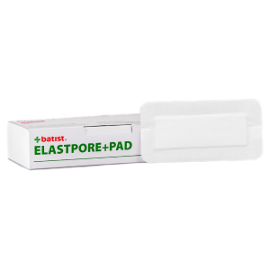 Batist Elastpore+PAD, samoprzylepny plaster opatrunkowy z wkładem chłonnym, - 1szt. - 10x25cm