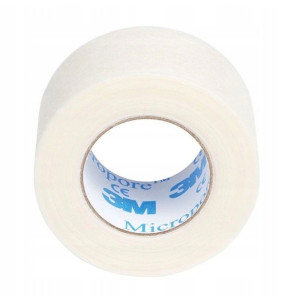 3M Micropore 2,5 cm x 9,1 m Biały, przylepiec chirurgiczny - 1 szt.