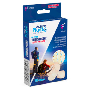 ActivePlast Plastry Turystyczne, 4 rozmiary - 16 szt.