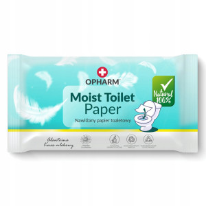 Opharm Toilet Wipes, nawilżany papier toaletowy - 48 szt.