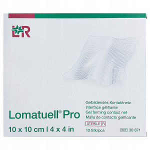 L&R Lomatuell Pro, żelowa siatka kontaktowa - 10 szt. - 10x10cm
