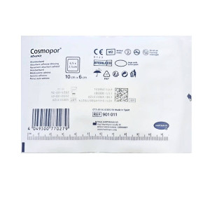 Hartmann Cosmopor Advance, opatrunek na rany pooperacyjne o maksymalnej chłonności - 6x10cm, 1 szt.