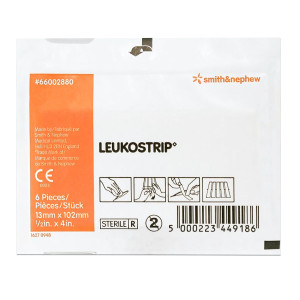 Smith & Nephew Leukostrip 13 mm x 102 mm Paski do Zamykania Ran Alternatywa dla Szwów Chirurgicznych
