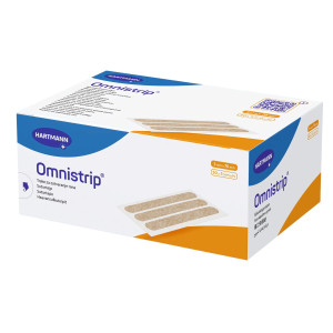 Hartmann Omnistrip paski plastry do zamykania ran bez szwów hypoalergiczne - 3mmx76mm, 50 Blistrów