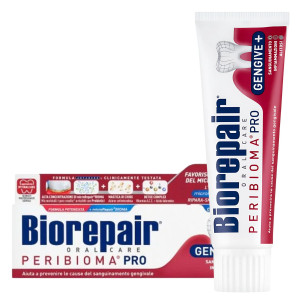 BioRepair Peribioma PRO Pasta na Dziąsła i Szkliwo, Bez Fluoru 75 ml