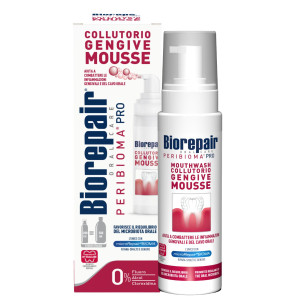BioRepair Peribioma PRO Pianka do Płukania Ust, Ochrona Dziąseł i Szkliwa 200 ml