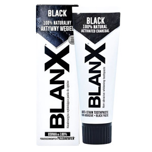 BLANX Black Charcoal wybielająca pasta do zębów z aktywnym węglem 75ml