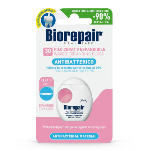 BIOREPAIR Waxed Expanding Floss nić dentystyczna woskowana Długość 30mb