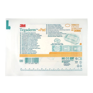 3M TEGADERM +PAD opatrunek foliowy z nieprzywierająca warstwą chłonną - 9x15cm, 1 szt.