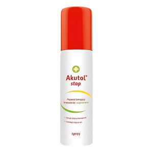 AKUTOL STOP SPRAY do zatamowania krwawienia z alginianami 60ml zamiast plastra