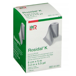 LOHMANN&RAUSCHER ROSIDAL bandaż do kompresji 8cmx5m - Ref. 22201 - Ilość 1 szt.