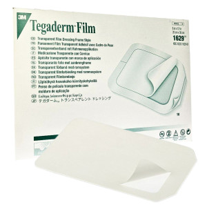 3M Tegaderm Film 20×30 cm Ref. 1629 – przezroczysty opatrunek foliowy wodoodporny - 10 szt.