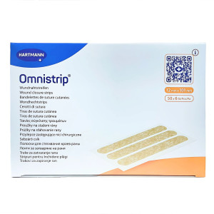 Hartmann Omnistrip paski plastry do zamykania ran bez szwów hypoalergiczne - 12mmx101mm, 50 Blistrów