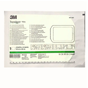 3M Tegaderm Film 20×30 cm Ref. 1629 – przezroczysty opatrunek foliowy wodoodporny - 1 szt.