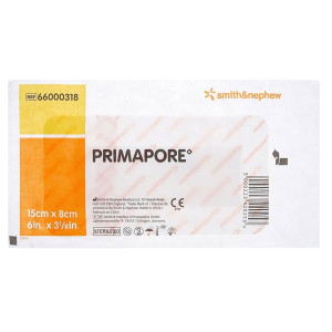 Smith Nephew Primapore 8 cm x 15 cm, samoprzylepny opatrunek z wkładem chłonnym - 1 szt.