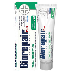 BIOREPAIR Plus Total Protection pasta do zębów bez fluoru Tubka 75ml