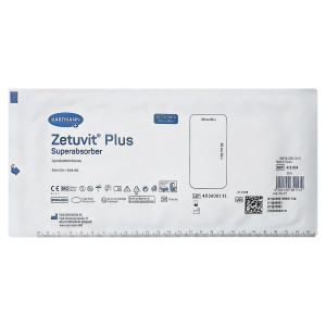Zetuvit Plus® SUPERABSORBER – czterowarstwowy opatrunek superchłonny z podszewką, wysoka chłonność i ochrona rany