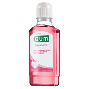 SUNSTAR GUM SENSIVITAL+ płyn do płukania jamy ustnej bez alkoholu - 300ml