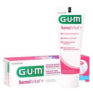 SUNSTAR GUM SENSIVITAL+ pasta do zębów wrażliwych - 75ml