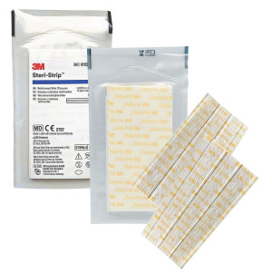 3M STERI-STRIP Wzmocnione Paski do Zamykania Ran 12x100mm R1547 - 1 szt.
