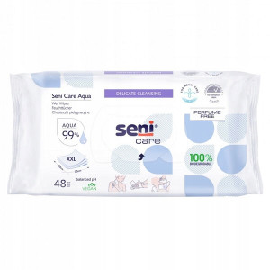 SENI CARE CHUSTECZKI AQUA nawilżane - Ref. SE-231-W048-A01 - (48) - Ilość 1 op.