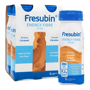 Fresubin Fibre Energy Drink Karmel 4x200 ml – smak karmelu - żywność specjalnego przeznaczenia medycznego