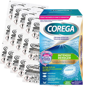 Corega Tabs Intensive Reiniger tabletki do czyszczenia protez zębowych i aparatów 108 tabl
