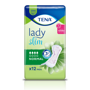 Tena Lady Slim Normal, specjalistyczne podpaski, wkładki urologiczne chłonność 4/8 - 12 szt.