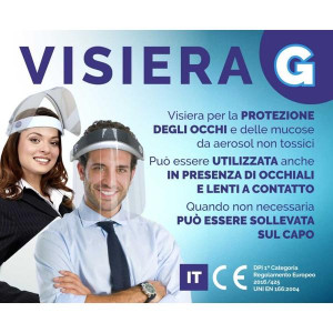 La Stamperia Snc Visiera G Protezione Occhi E Mucose Da Aerosol Non Tossici