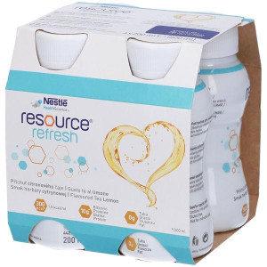 NESTLE' IT.SpA(HEALTHCARE NU.) Resource Refresh limone 4 bottiglie - bevanda nutrizionale gusto limone