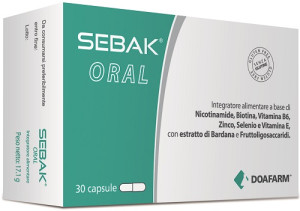 Doafarm Sebak Oral Integratore Alimentare Per L'Acne 30 Capsule