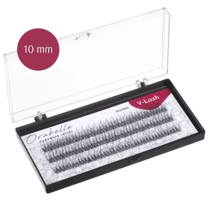 Kępki rzęs V-lash w kształcie litery V 10 mm