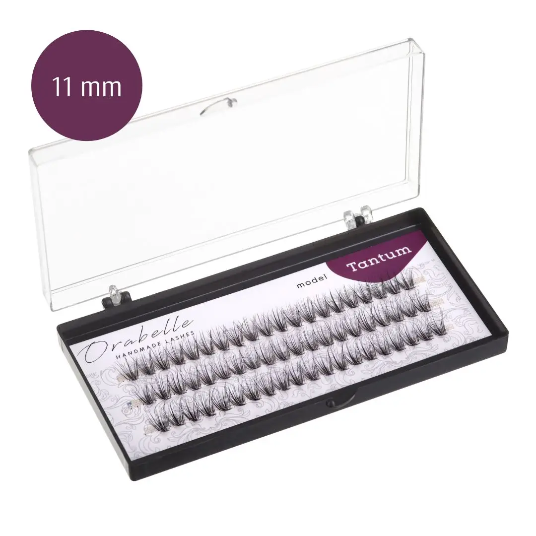 Kępki rzęs TANTUM – podwójna objętość 11 mm