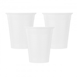 Bournas Medical Οδοντιατρικό Ποτηράκι 132.001.W Λευκό 180ml (100τμχ)