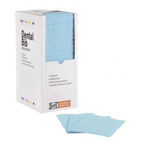 Bournas Medicals Οδοντιατρική Πετσέτα Γαλάζιο 125τμχ 33cmX45cm