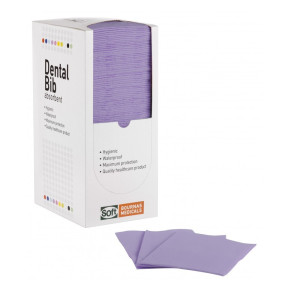 Bournas Medicals Οδοντιατρική Πετσέτα Μωβ 125τμχ 33cmX45cm