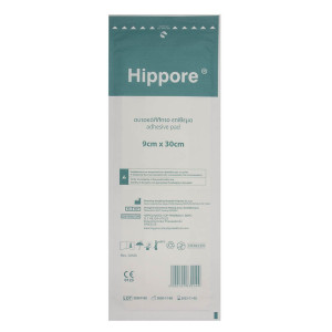 Hippore Γάζα Αυτοκόλλητη Αποστειρωμένη 9x30 1 Τμχ