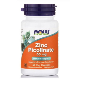 Now Zinc Picolinate 50 Mg - 60 Caps