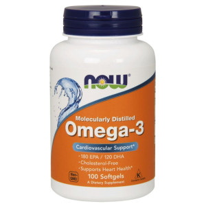 Now Omega-3 1000 Mg - 100 Softgels