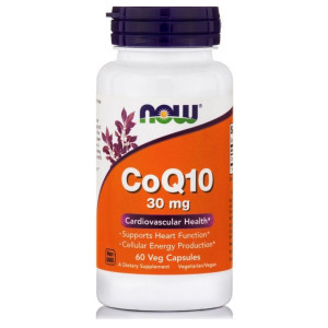 Now Coq10 30 Mg Vegeterian - 60 Vcaps