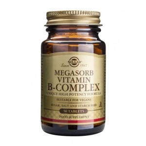 Solgar Megasorb B Complex "50" Tabs 50S