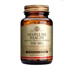 Solgar No Flush Niacin 500Mg Veg.Caps 50S