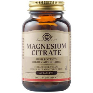 Solgar Citrate Magnesium 200Mg Tabs 60S