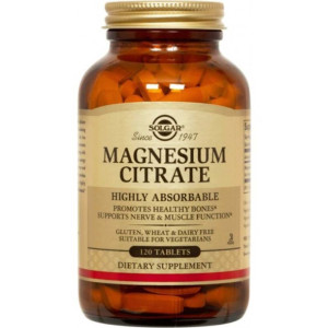 Solgar Citrate Magnesium 200Mg Tabs 120S