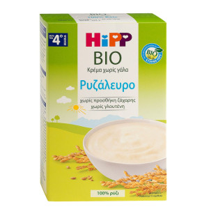 Hipp Κρεμα Ρυζαλευρο Χωρις Γαλα 5ο Μηνα 200Gr