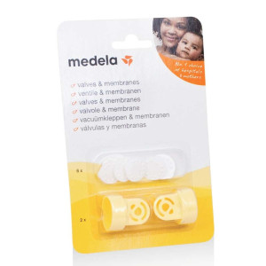 Medela Σετ (Βαλβίδα 2τμχ - Μεμβράνη 6τμχ)